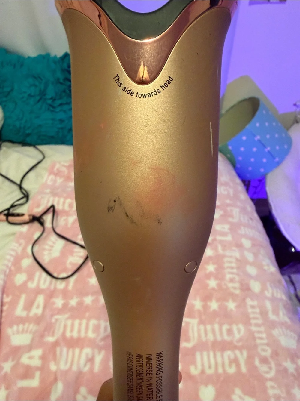 CHI Rose Gold Auto Curling Iron for Women